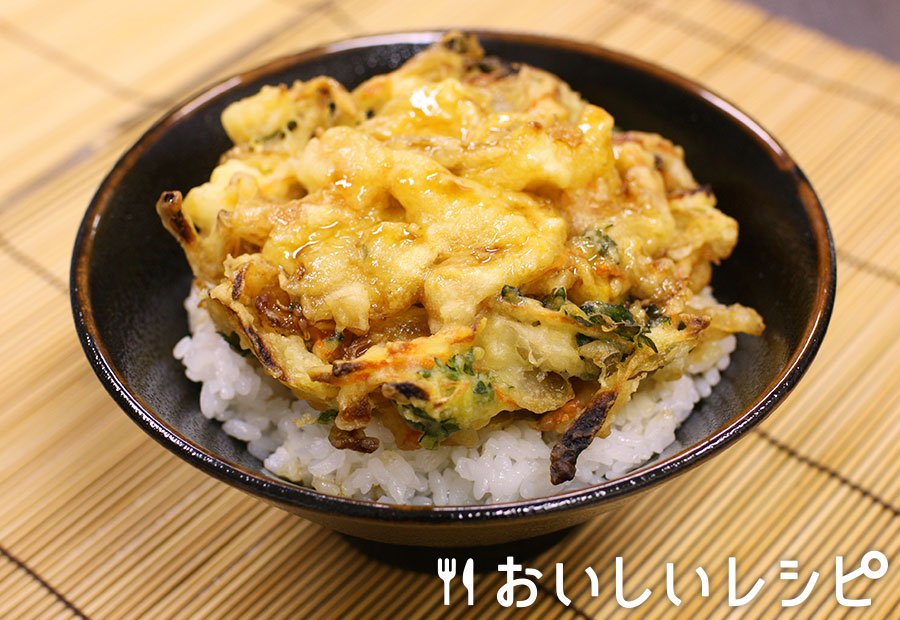 迷ったらこれ 簡単かき揚げ丼 おいしいレシピ エバラ食品