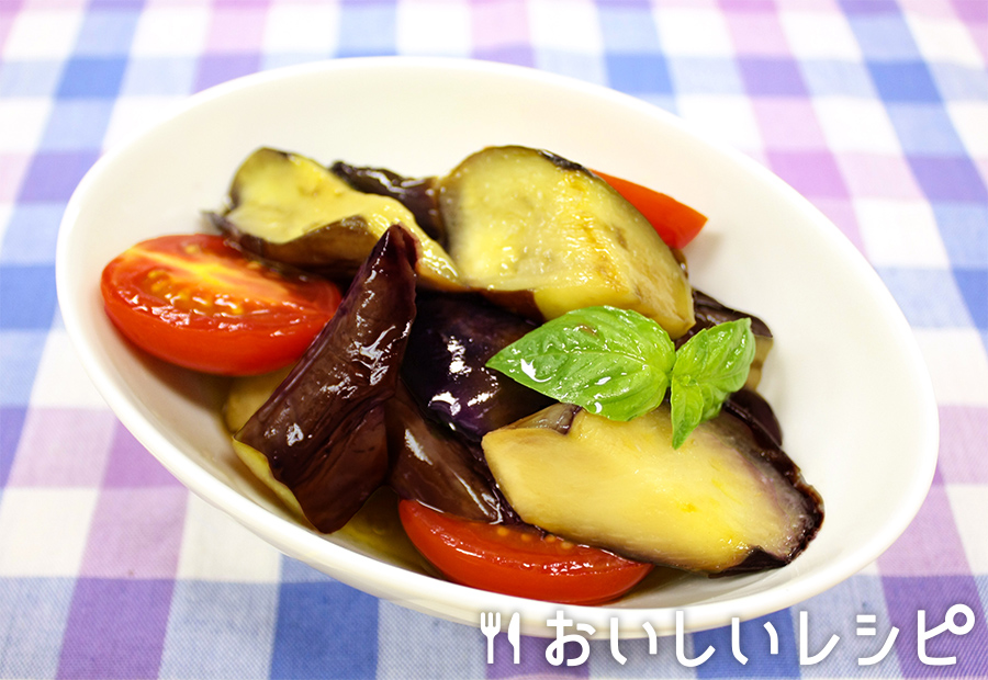 なすとトマトの甘酢マリネ