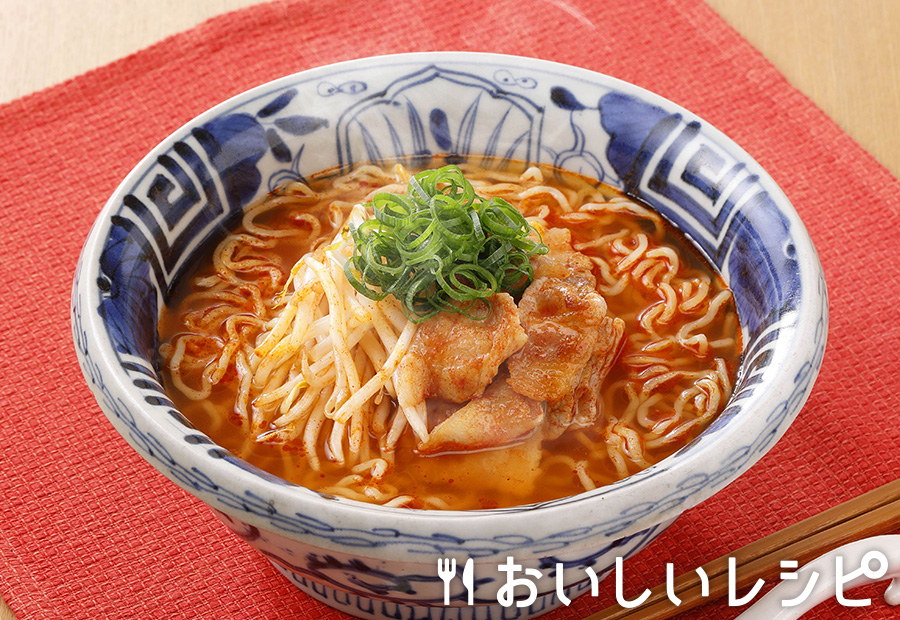 迷ったらこれ プチッとキムチラーメン おいしいレシピ エバラ食品