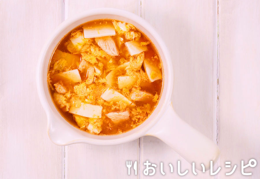 myおかずスープ ふんわり卵の酸辣湯