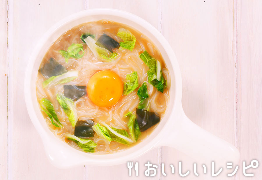 myおかずスープ 濃厚!月見春雨ヌードル