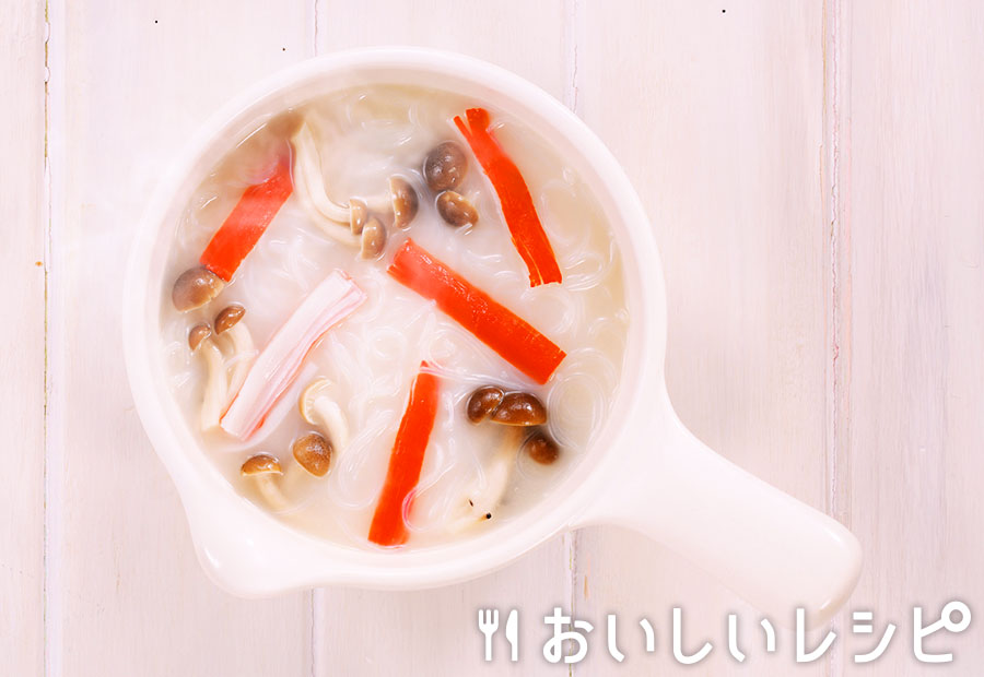 myおかずスープ 中華風かにかま春雨スープ