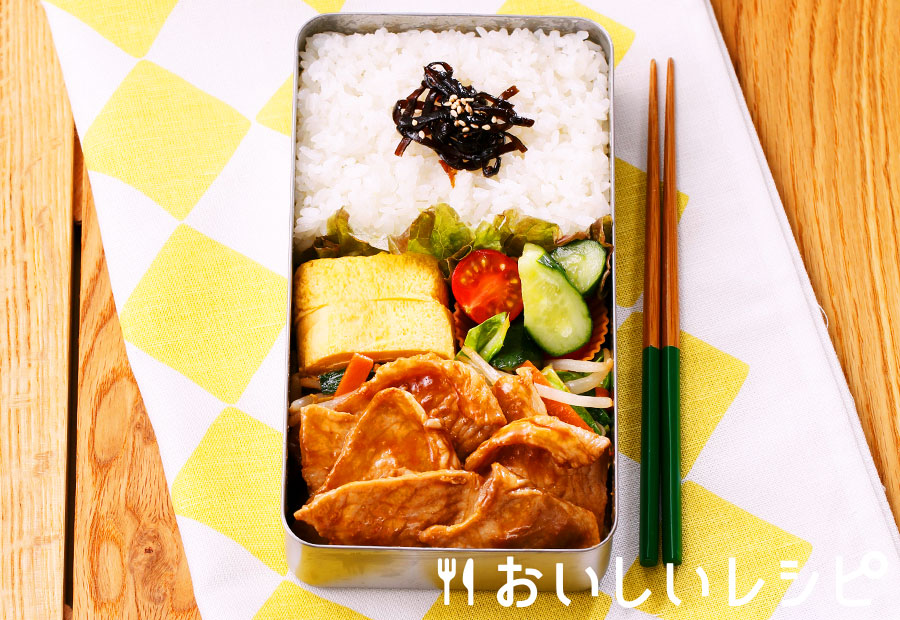 たれプラ弁当 味噌豚焼き