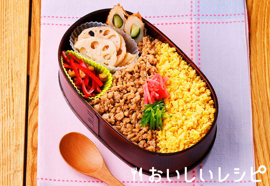 たれプラ弁当 鶏そぼろ