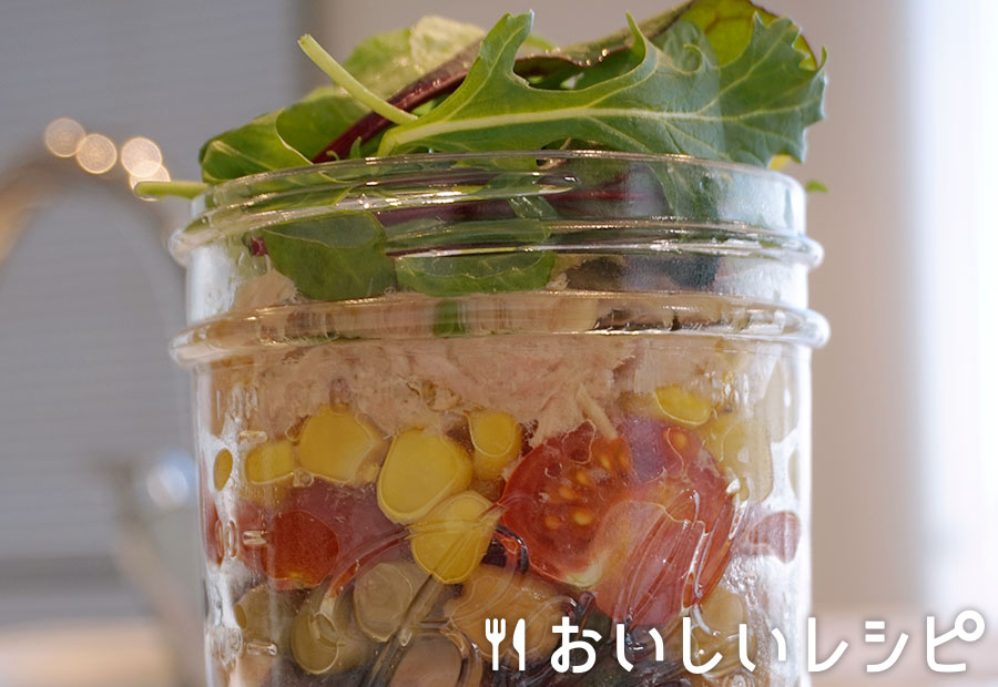 カラフルジャーサラダ