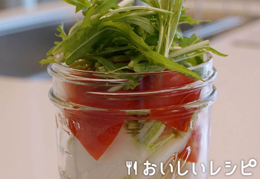 かぶのカラフルジャーサラダ