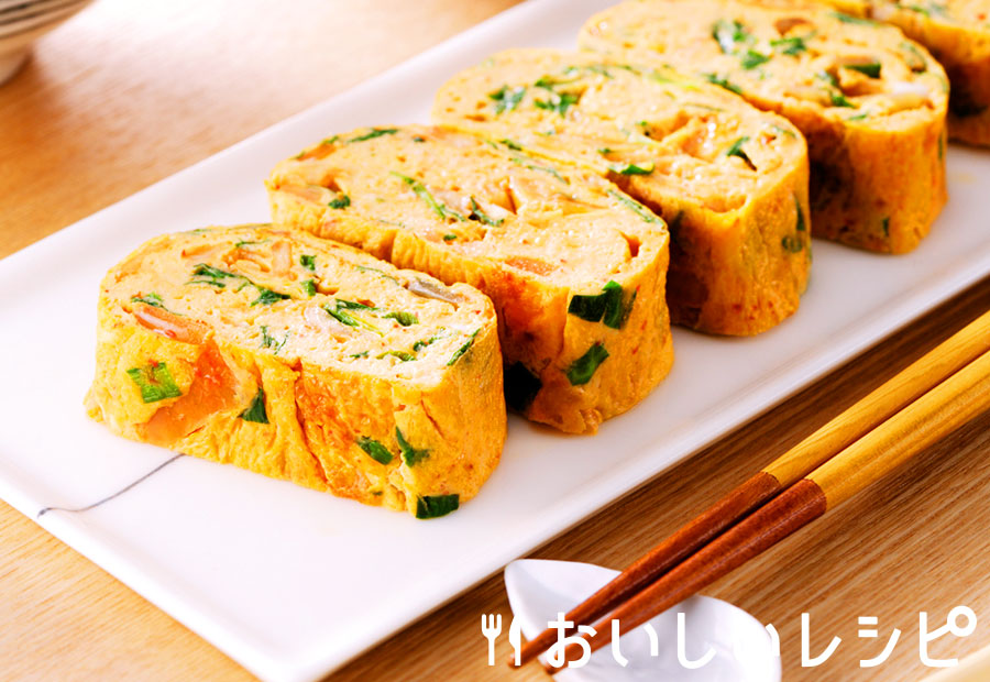 キムチ入り卵焼き