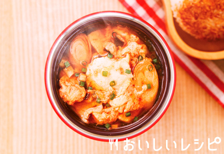 なめらか豆腐のキムチチゲ