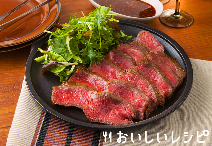 ホットプレートでローストビーフ(プチサイズ使用)