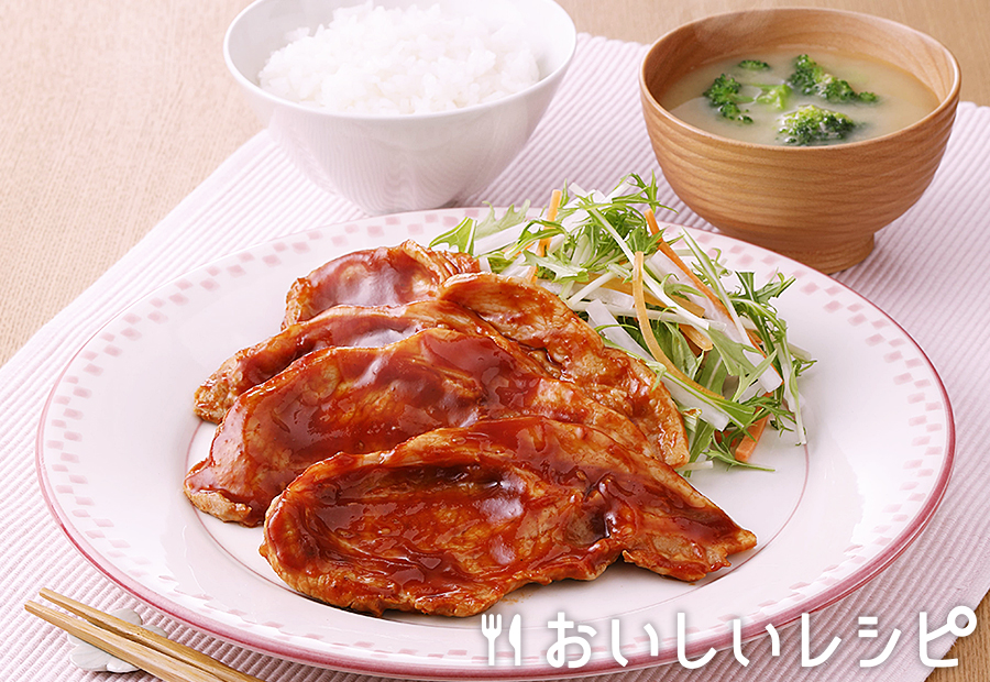 迷ったらこれ 黄金ポークチャップ おいしいレシピ エバラ食品