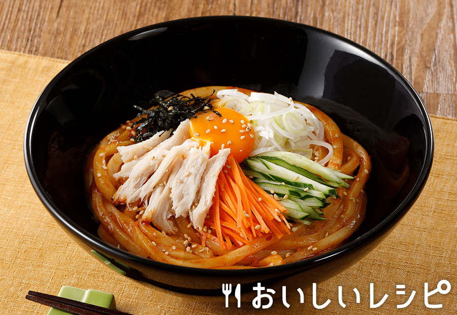 釜玉ヤンニョムうどん