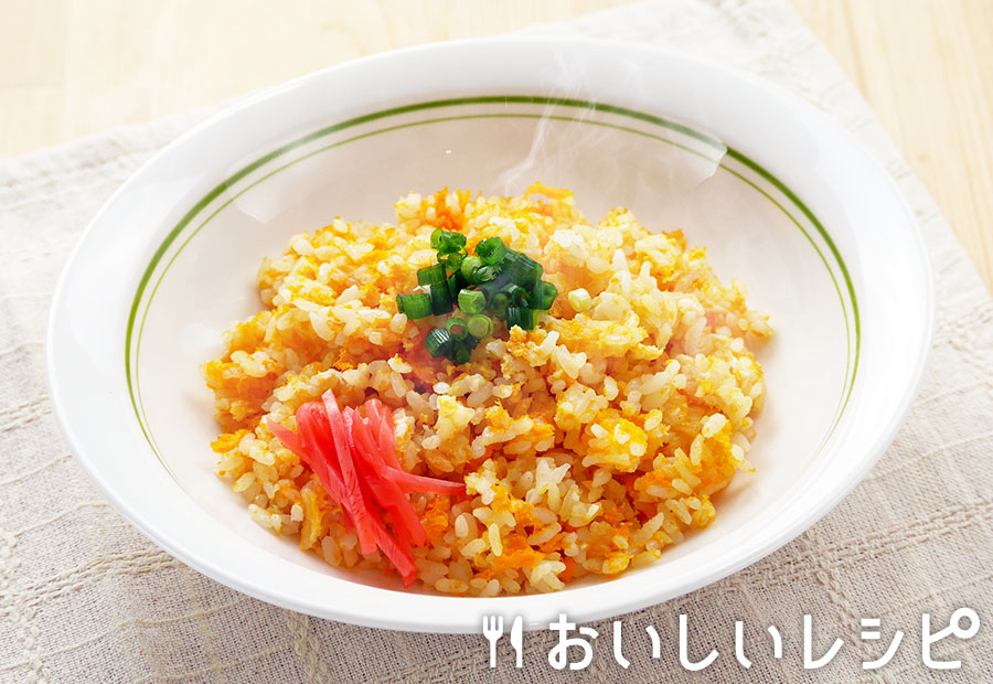 レンジで☆鉄板焼きめし風