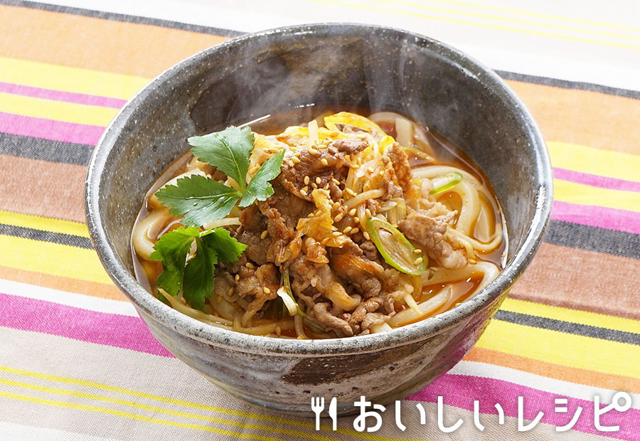 煮込んで☆ユッケジャンうどん
