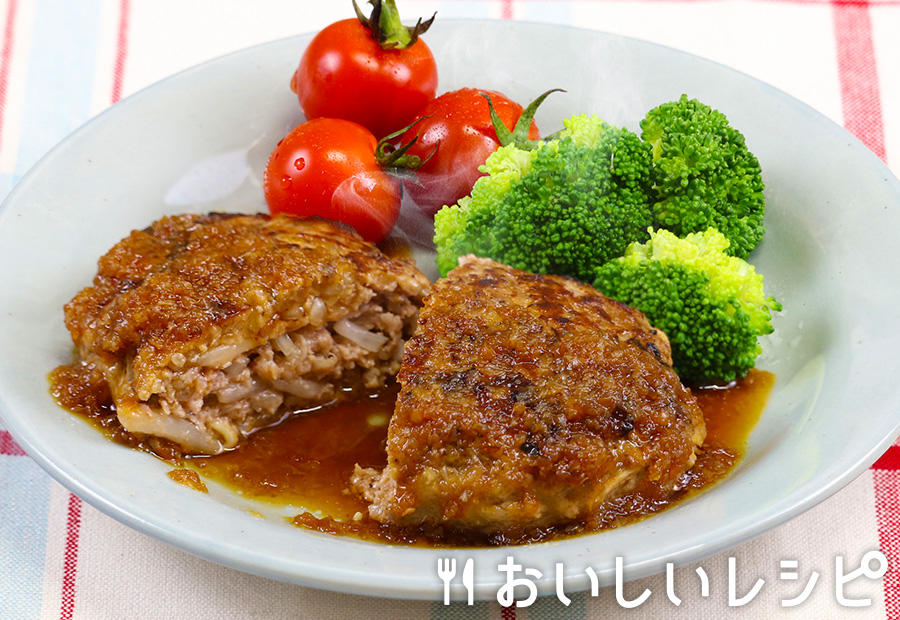 もやしハンバーグ(おろしのたれ)