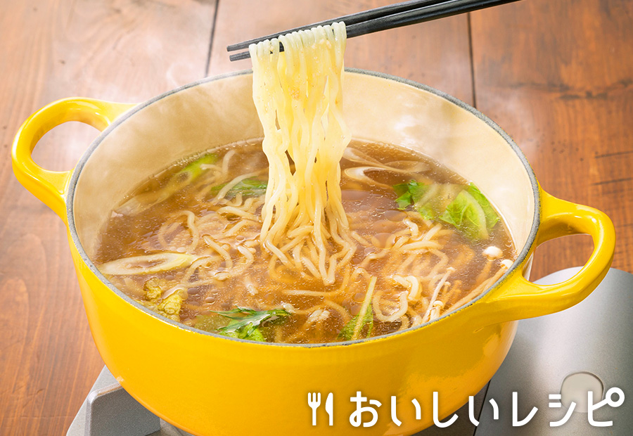 おすすめ〆ラーメン〈牛だしつゆ〉