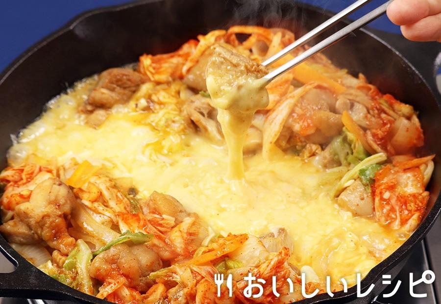 辛口キムチで作るチーズタッカルビ
