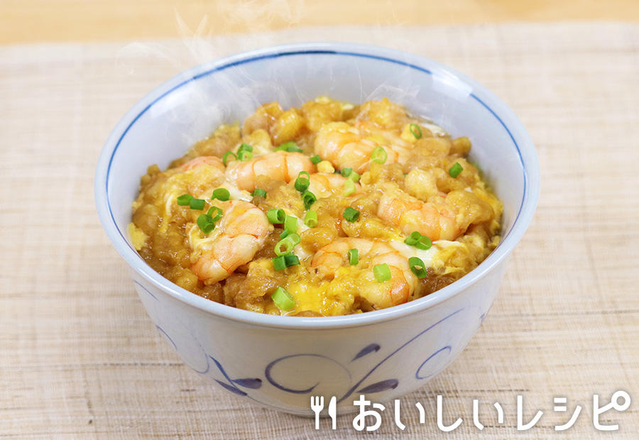 迷ったらこれ 揚げ玉でえび天丼風 おいしいレシピ エバラ食品