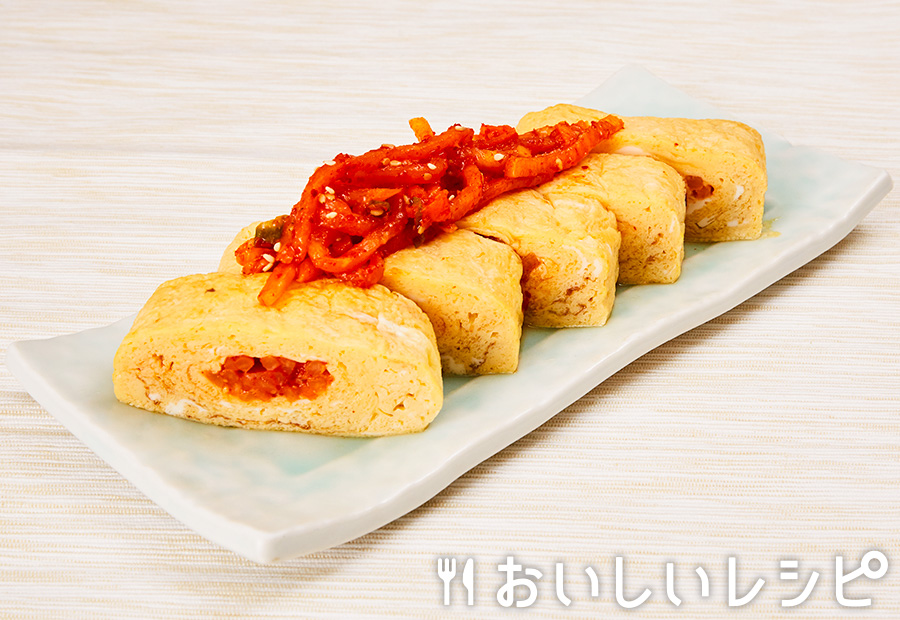 スリムカクテキ入り玉子焼き