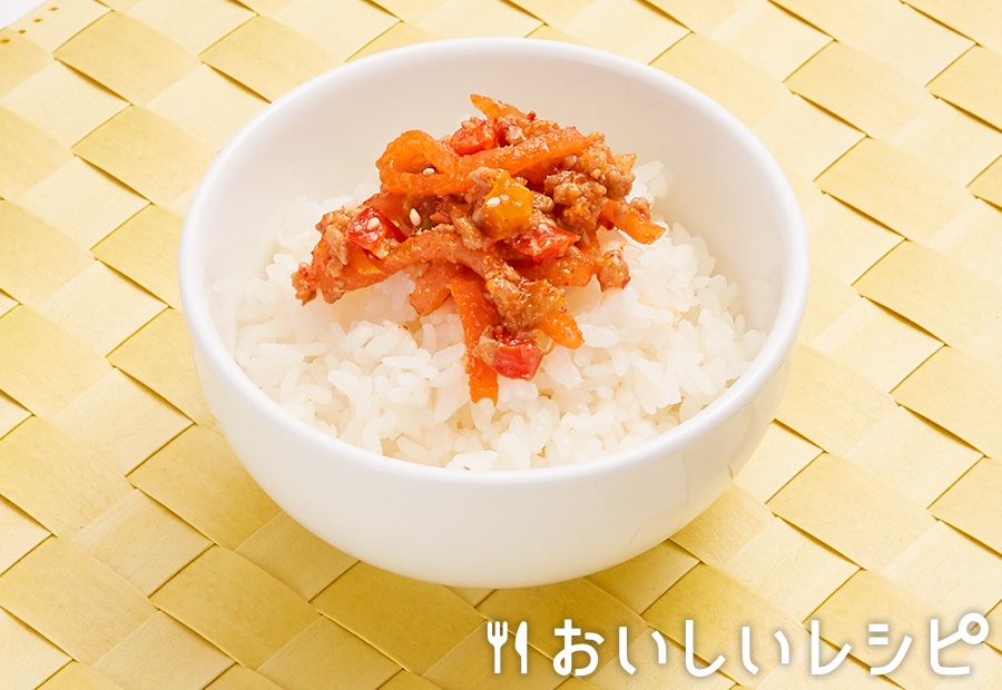 スリムカクテキ肉そぼろ
