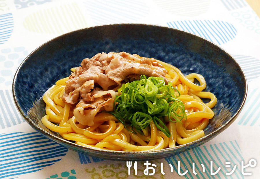 涼味!冷しゃぶうどん(魚介とんこつ醤油味)