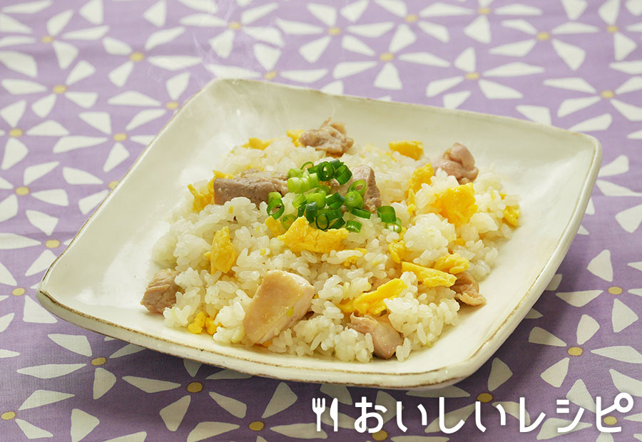 お好み具材で☆鶏だしチャーハン