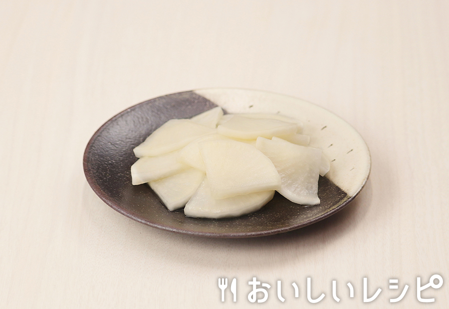 野菜100g分　大根の浅漬け