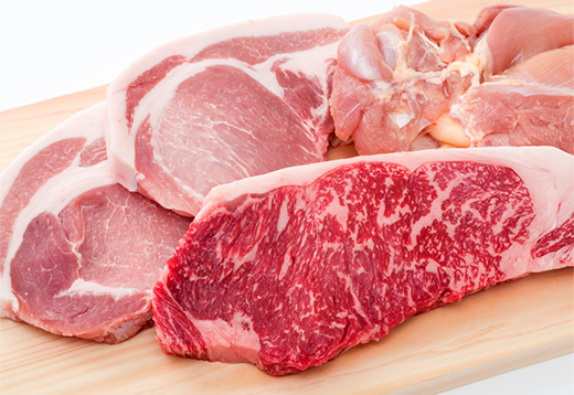 お肉は必須アミノ酸をバランスよく含む良質なたんぱく源