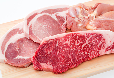 お肉は必須アミノ酸をバランスよく含む良質なたんぱく源