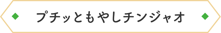 プチッともやしチンジャオ