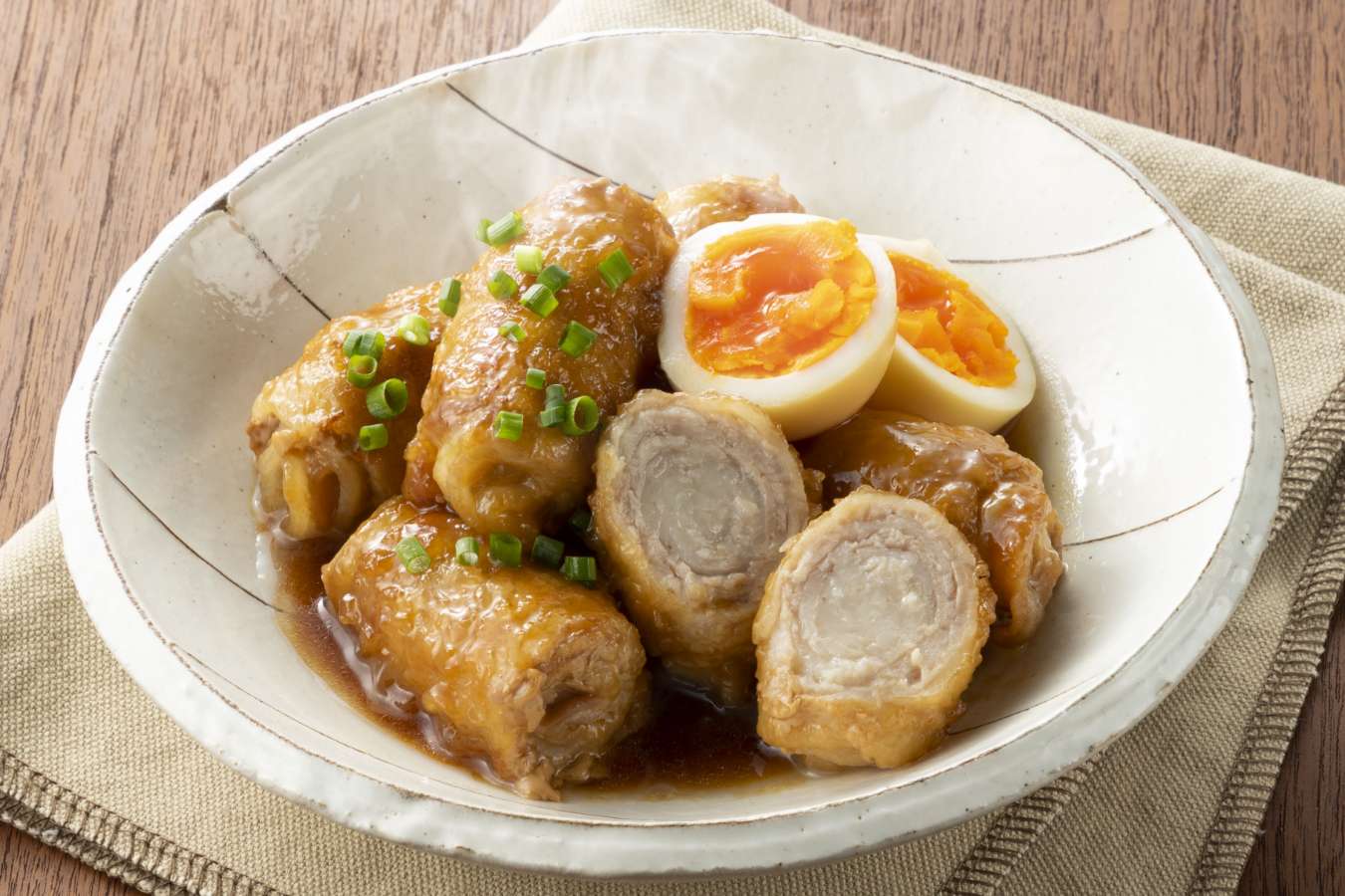 豚肉の巻煮